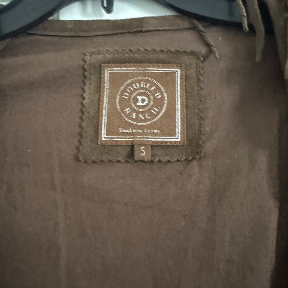 Double D Ranch Brown Suede Jacket with Floral Embroidery-RARE find - Picture 2 of 7